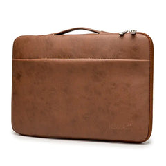Leather Laptop Bag with Removable Liner