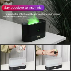 USB Flame Humidifier & LED Diffuser