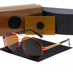 Car Brand Sunglasses with Polarized Lenses for Men