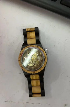 Crafted Wood Mechanical Watch