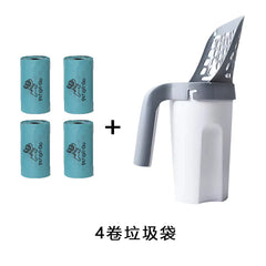 Cat Litter Scoop Set with Trash Bags and Large Bin