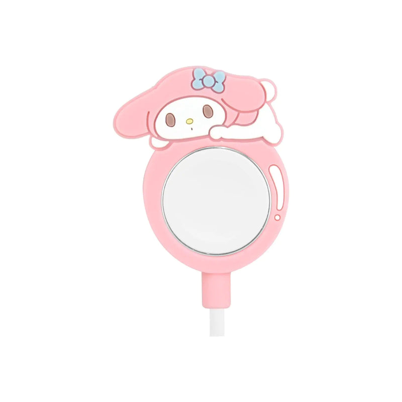 Gourmandise Sanrio Characters Apple Watch Genuine Charging Cable Compatible with Silicone Cover My Melody SANG-333MM