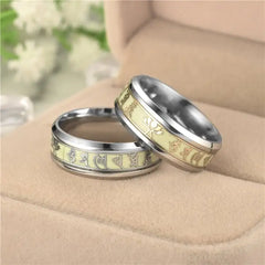 Luminous Fluorescent Rings for Men and Women