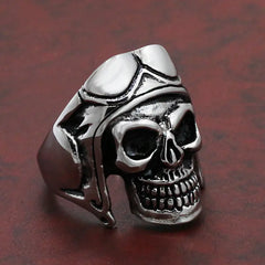 Gothic Skull Ring for Fashionable Rock Style Enthusiasts