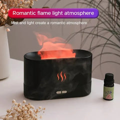 USB Flame Humidifier & LED Diffuser