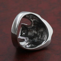 Gothic Skull Ring for Fashionable Rock Style Enthusiasts