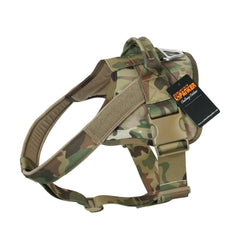 EXCELLENT ELITE SPANKER Tactical Dog Harness Patrol K9 Harness Service Dog Vest Military Dog Vest Working Dog Vest with Handle(MCP-L)