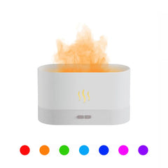 USB Flame Humidifier & LED Diffuser