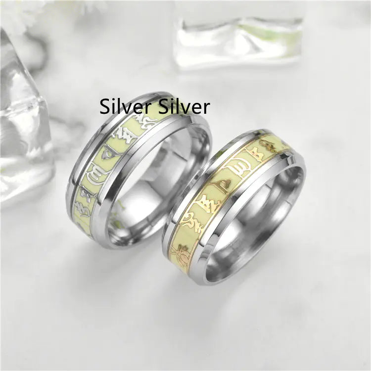 Luminous Fluorescent Rings for Men and Women